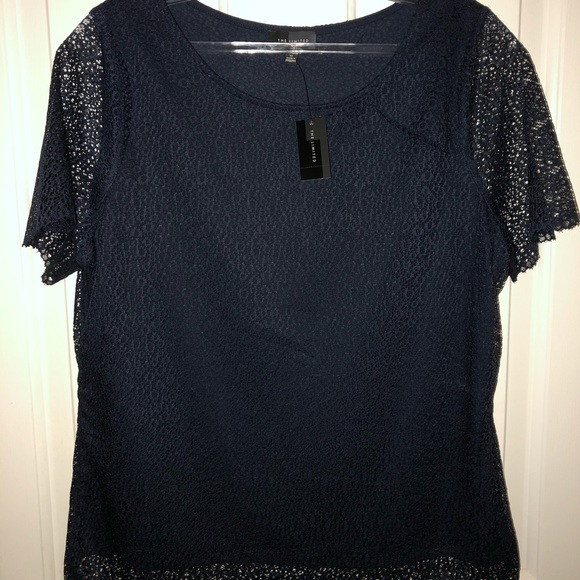 The limited. Size M. NWT. Navy blouse - Picture 1 of 7